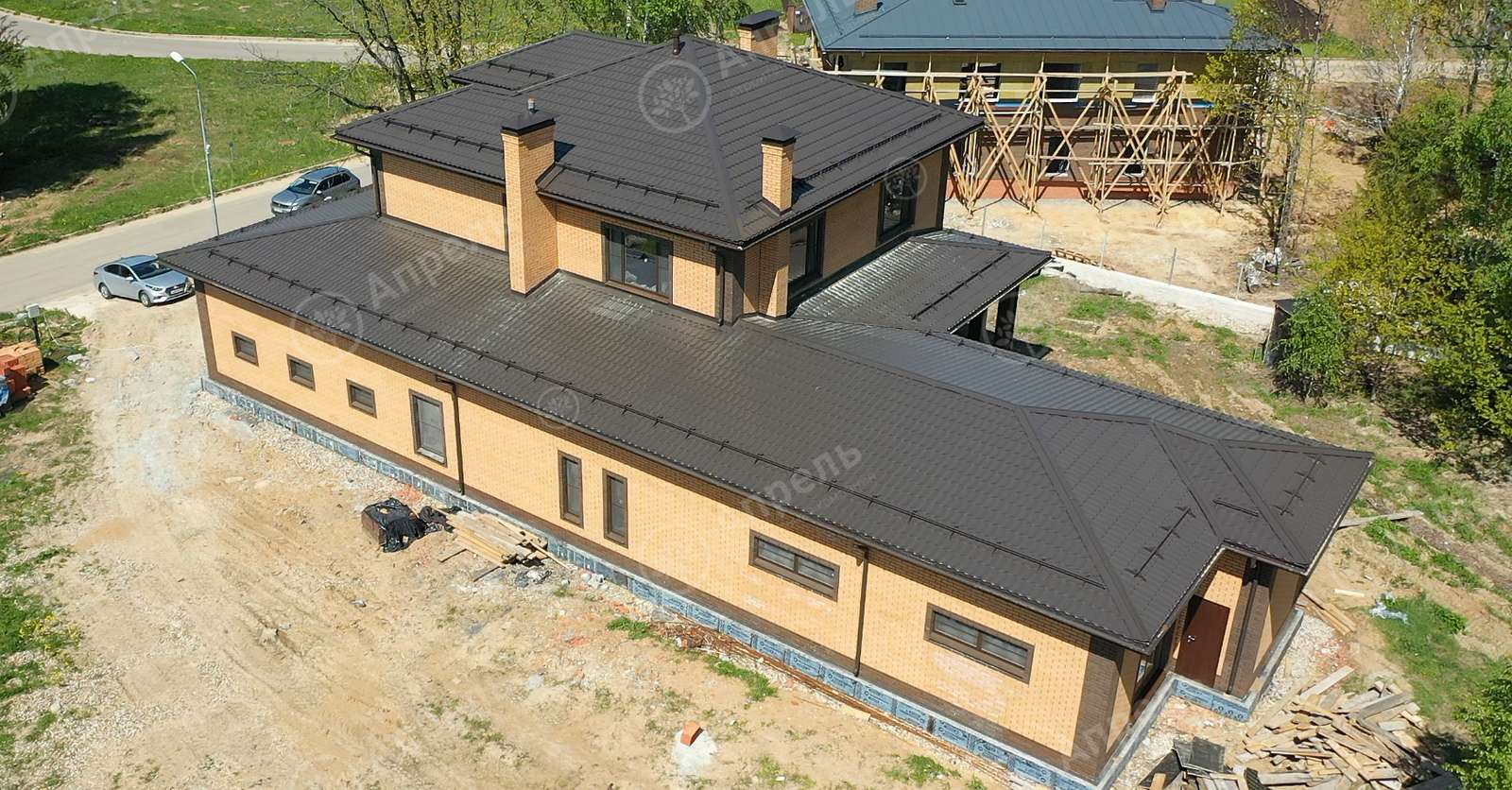 Двухэтажный дом из керамического блока площадью 460 м2 3