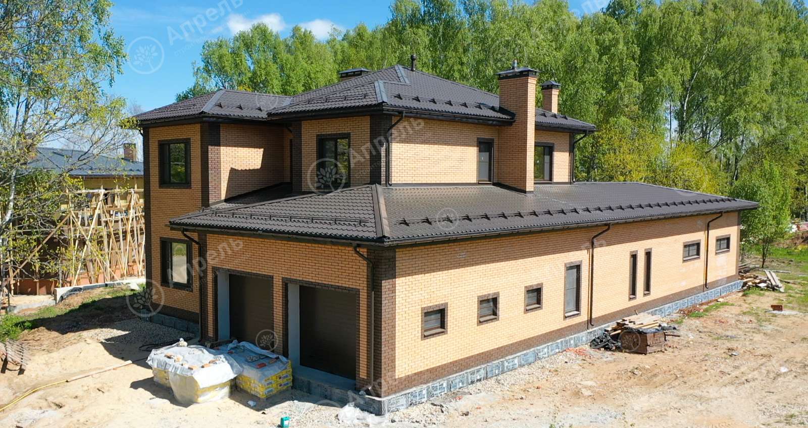Двухэтажный дом из керамического блока площадью 460 м2 5